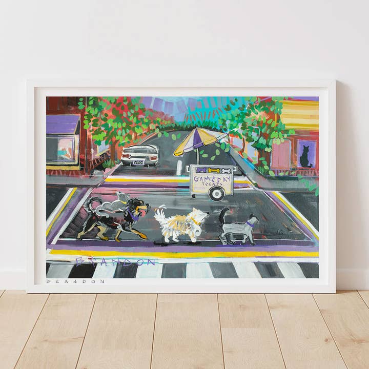 LSU Tigers "The Tiger Walk" | Kunstdruck in Archivqualität für den Großhandel von Brandon Art Co