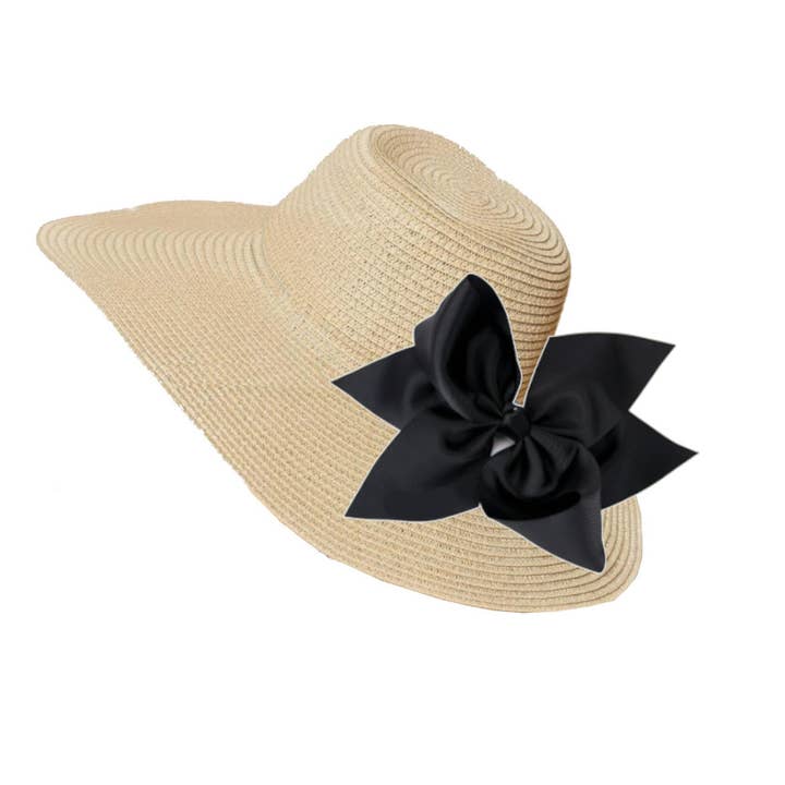 Peachy Pendants - Wholesale Straw Hat - Women's - The Chatham Straw Hat with Interchangeable Bow -Choose Color20