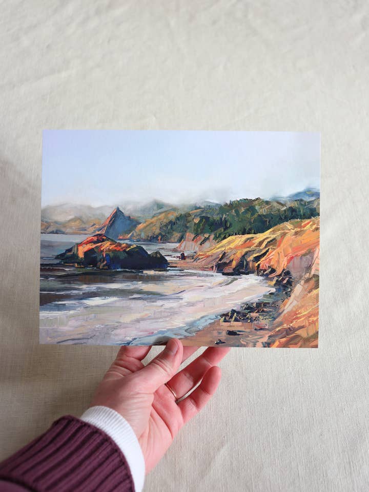'Gold Beach' Print for wholesale by Taylor Manoles Art
