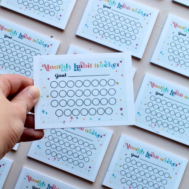Jelly Melly - Wholesale Sticky Notes - Sticky Note: Monthly Habit Tracker