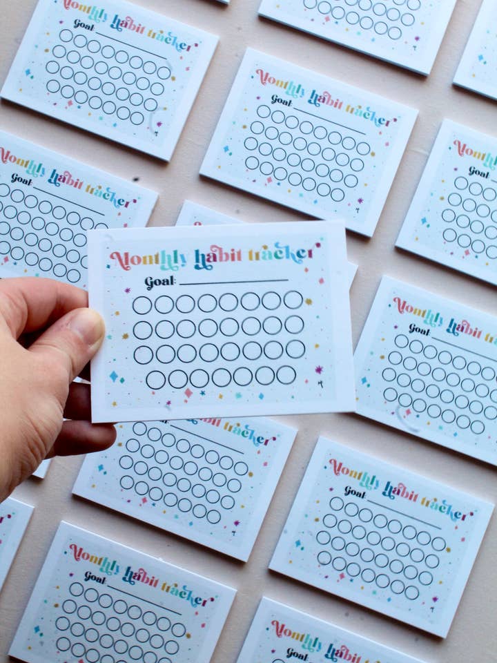 Sticky Note: Monthly Habit Tracker for wholesale by Jelly Melly