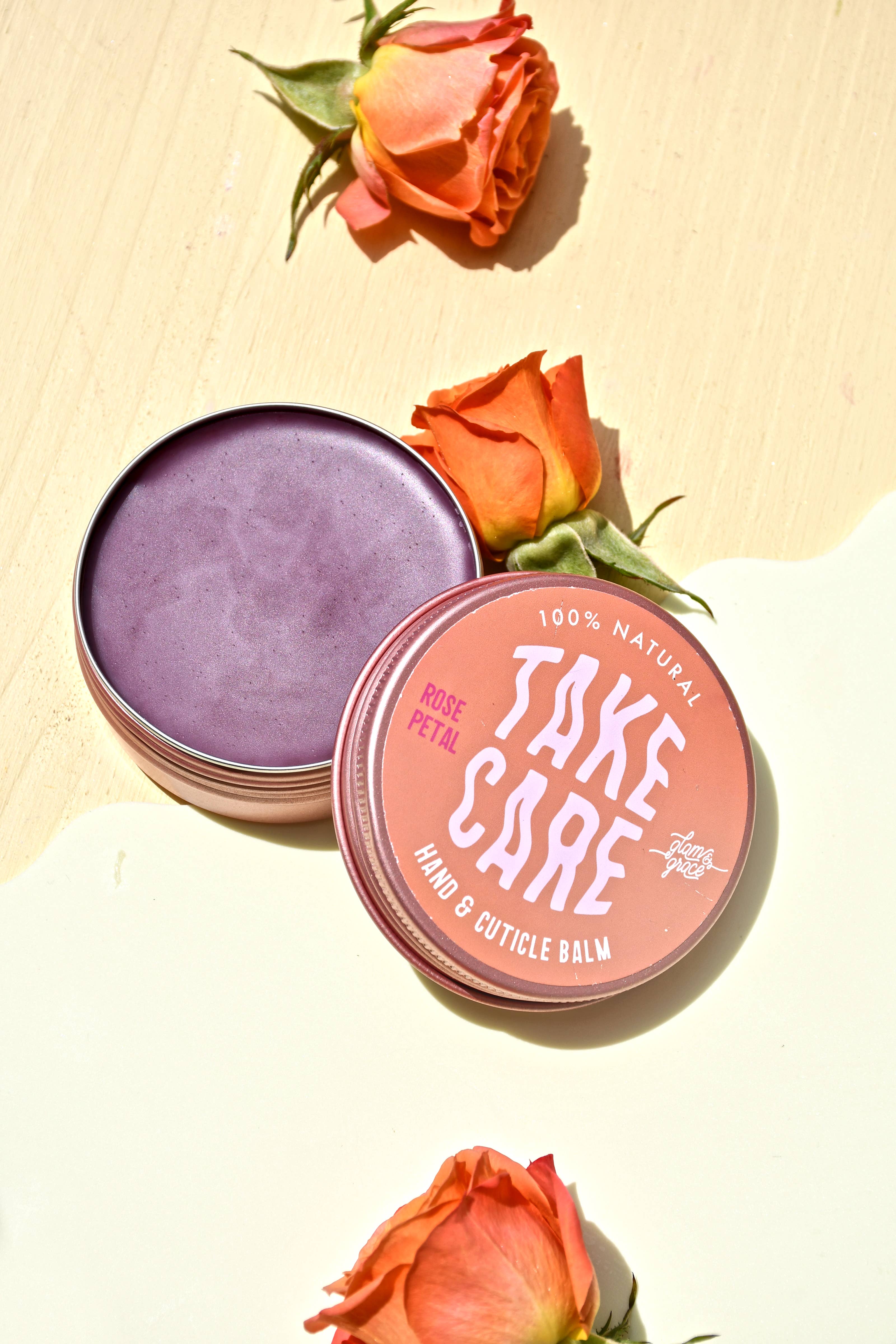 Glam & Grace - Wholesale Hand Cream/Lotion - Take Care - Hand & Cuticle Balm - Rose Petal2