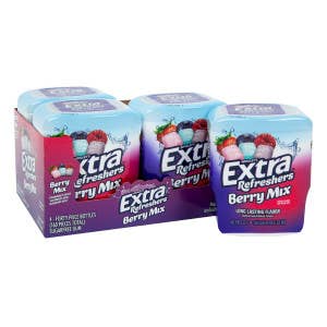 L&F Universal Goods - Wholesale Chewing Gum - Extra Gum Mixed Berry Refreshers 40 Pieces - 4 CT0