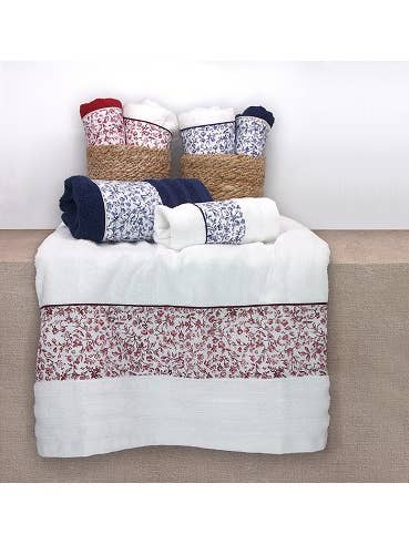 Set of 3 R.A. Towels with Wall Lamp (Bide, Lav, Duc) Elsa for wholesale by Barceló Hogar