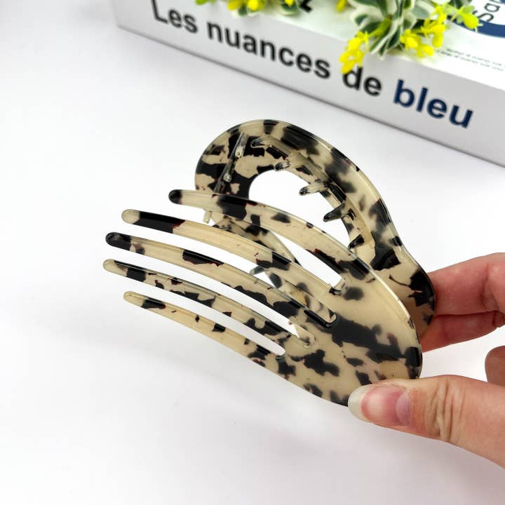 TheDivaSoap - Wholesale Hair Clip - Women's - Flat Round Hair Clip, Spring and Autumn Claw Clip12