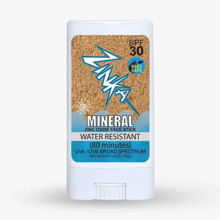 ZINKA SPF 30 Mineral Sunscreen Face Stick for wholesale by Gryme