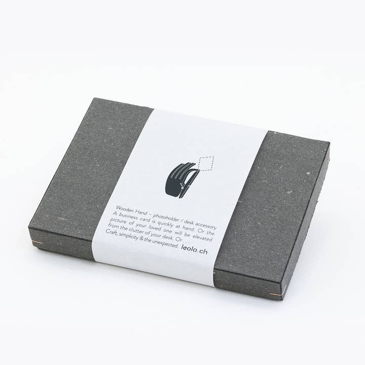 Ameico UK Ltd – wholesale Decorative tabletop object – Leolo - Walnut Hand Desktop Accessory