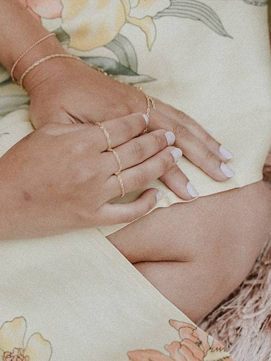 Gouden ring met dikke ketting voor wholesale door Jovial Art