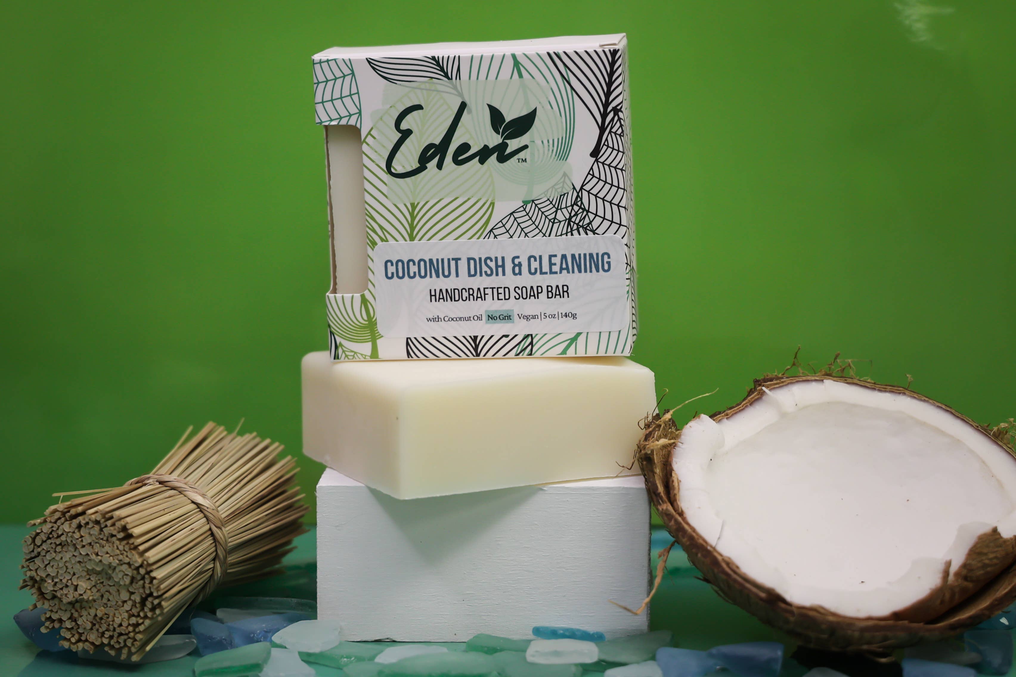 Eden Daily Essentials - Wholesale Dish Soap - Coconut Dish Soap Bar1