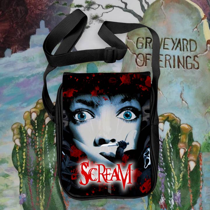 Scream Crossbody for wholesale by Graveyard Offerings