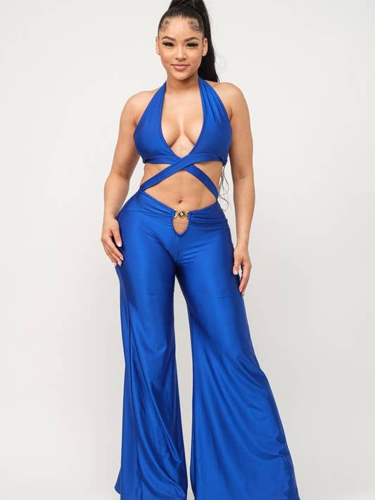 Tuta con dettagli dorati per la vendita all'ingrosso da parte di Belita Collection