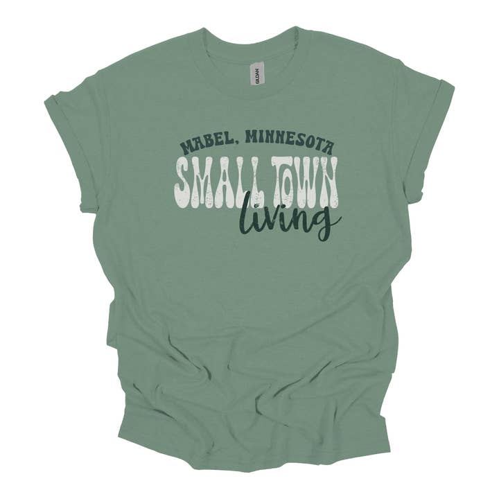 Aquatic Small Town Living Personalized Tee for wholesale on Faire