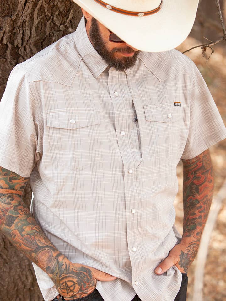 Deke SS Shirt - Storm Grey for wholesale by Off The Grid Surplus