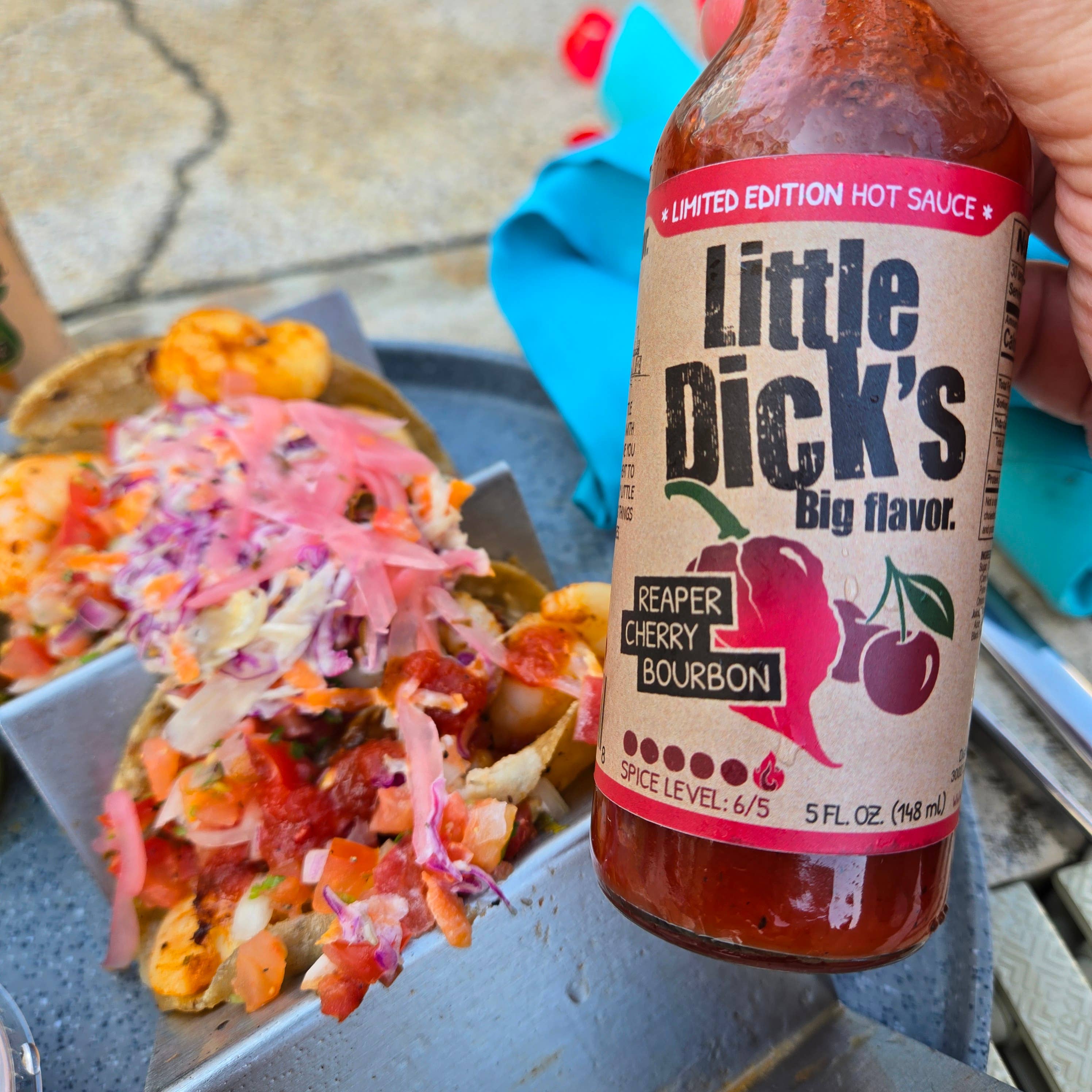 Little Dick's Sauces - Wholesale Hot Sauce - Little Dick's Reaper Cherry Bourbon Hot Sauce - Limited Ed.1