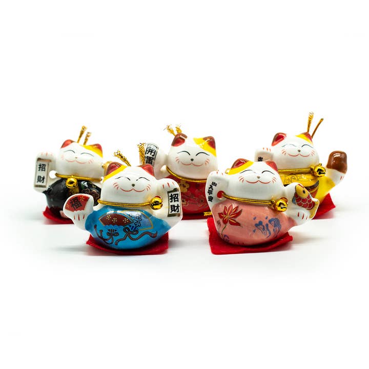 Original Source - Wholesale Decorative Figurine - Mini Ceramic Lucky Set