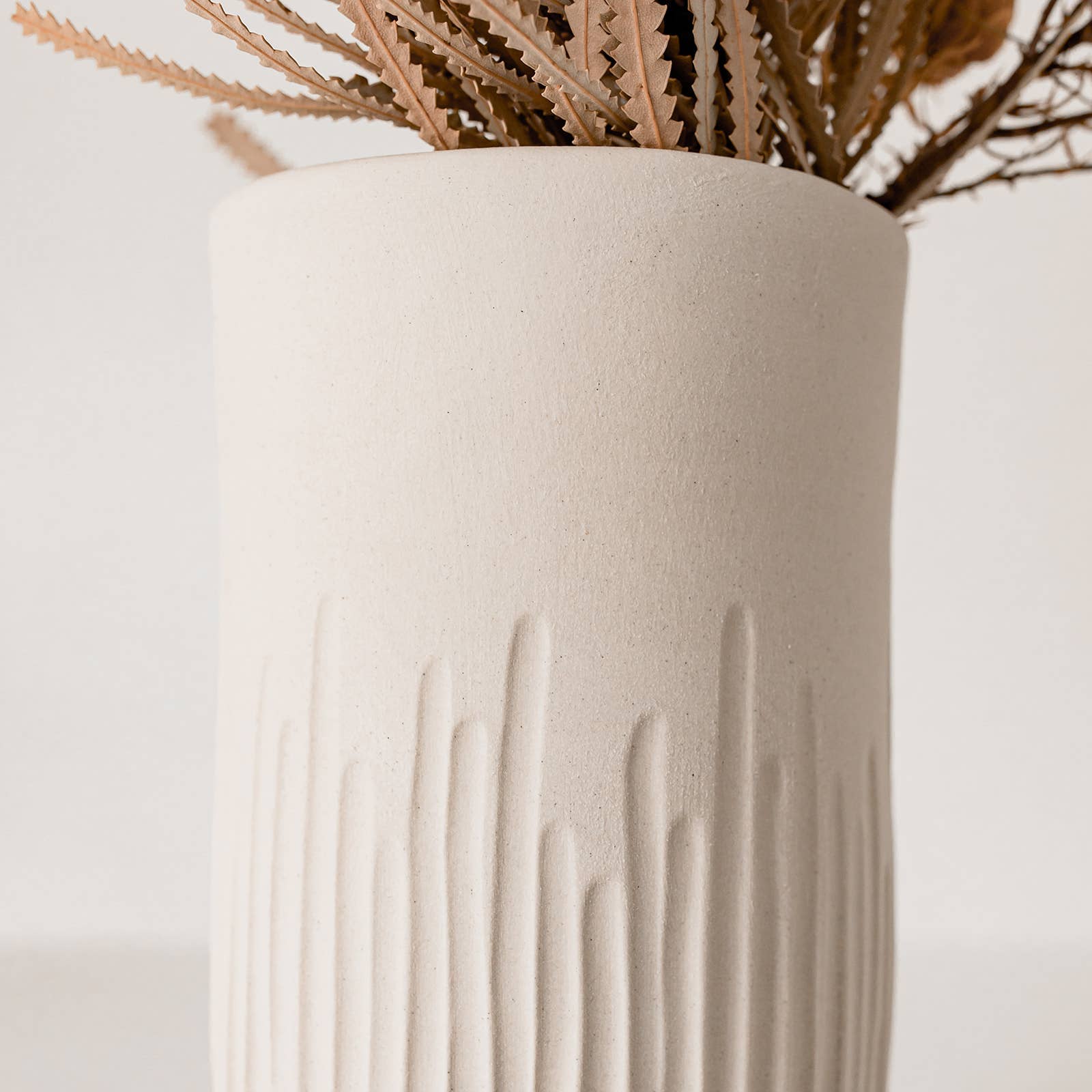 Claycraft - Wholesale Vase - Handmade artisanal raw wabi-sabi design ceramic vase8