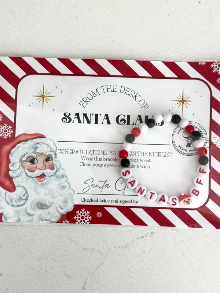 De Santa Pulsera + Tarjeta para venta al por mayor de Shop KPK Designs