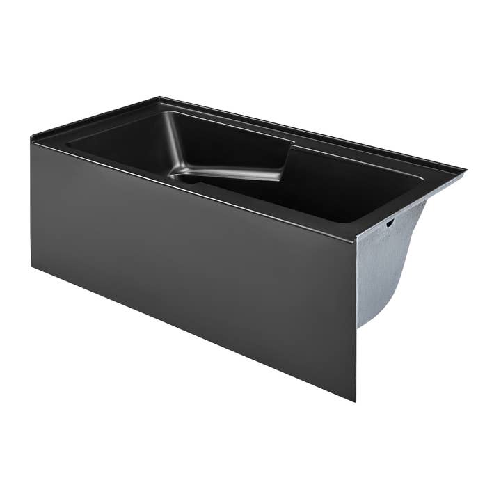Swiss Madison - Wholesale Bath & Body Set - Voltaire 60" x 30" Right-Hand Drain Bathtub in Matte Black