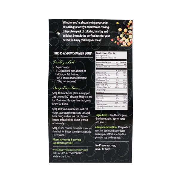 Happy Valley Soup Company - Wholesale Soup - Fireside Kettlebean Soup1