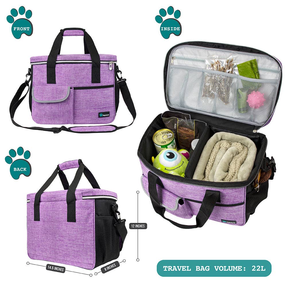 PetAmi - Vendita all'ingrosso Trasportino - Cani e gatti - Borsa Organizer Deluxe da Viaggio per Animali86