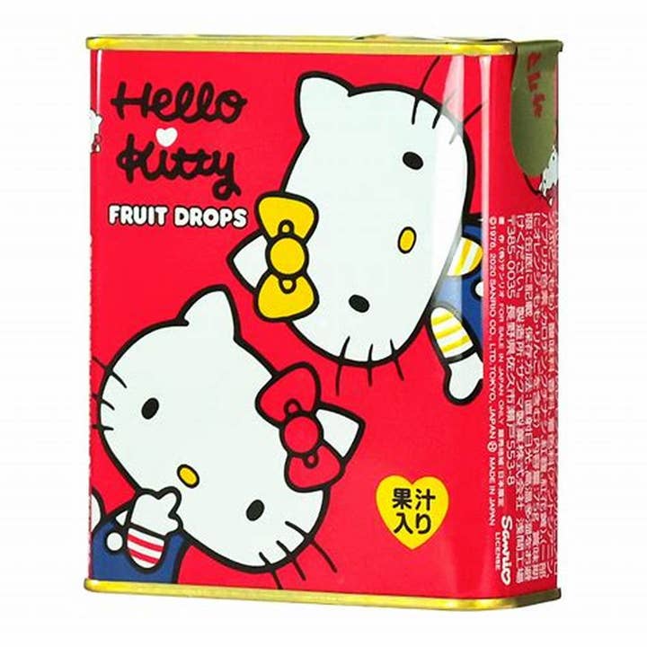 Global Bite Co - Wholesale Hard Candy - Hello Kitty Drops Hard Fuit Candy (Pack of 5) (Japan)