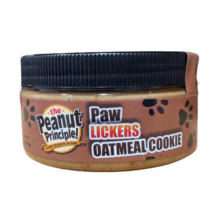 Pawlickers Oatmeal Cookie Dog Peanut Butter for wholesale by The Peanut Principle