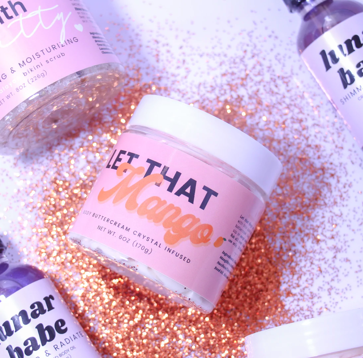 Badgurlgoodies – Engroshandel Kropsbalsam/smør – Lad det mango krystal infunderes kropssmør2