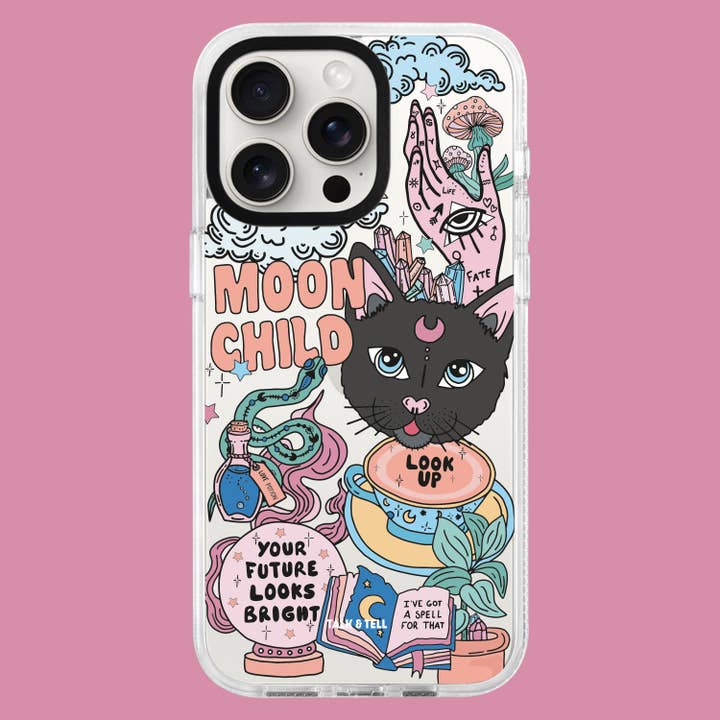 Moon Child iPhone Case for wholesale by Talk and Tell