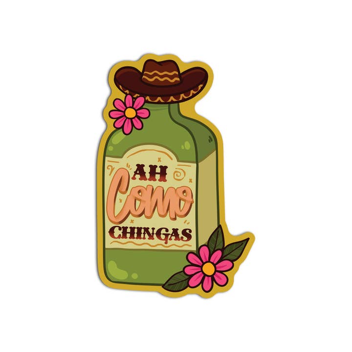 Girls Printing House - Wholesale Sticker - Ah Como Chingas Mexican Textured Stickers