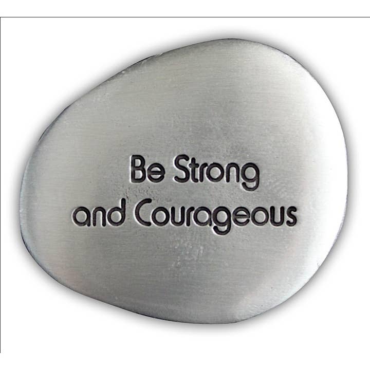 Abbey + CA Gift - Wholesale Keepsake Coin/Token - Inspirational Silver Soothing Stone3