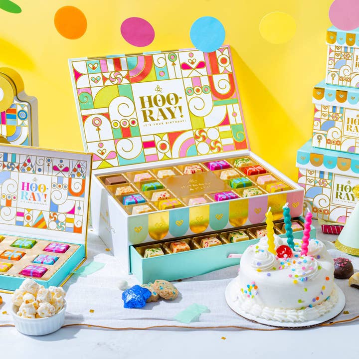 Bonnie & Pop - Wholesale Chocolate Box - The Birthday Abundance Gift Tower