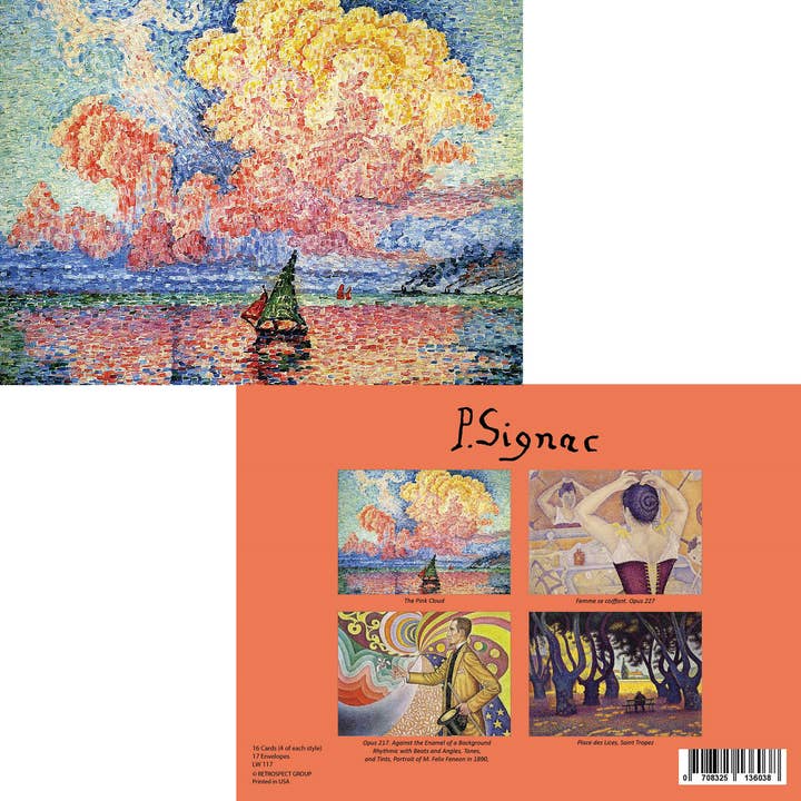 Paul Signac Notecard - Set in dozen voor wholesale door The Retrospect Group Collection