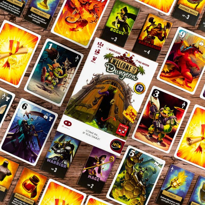 Blue Orange Games - Wholesale Board Game - Welcome to the Dungeon by IELLO :A Brave Adventure Challenge1