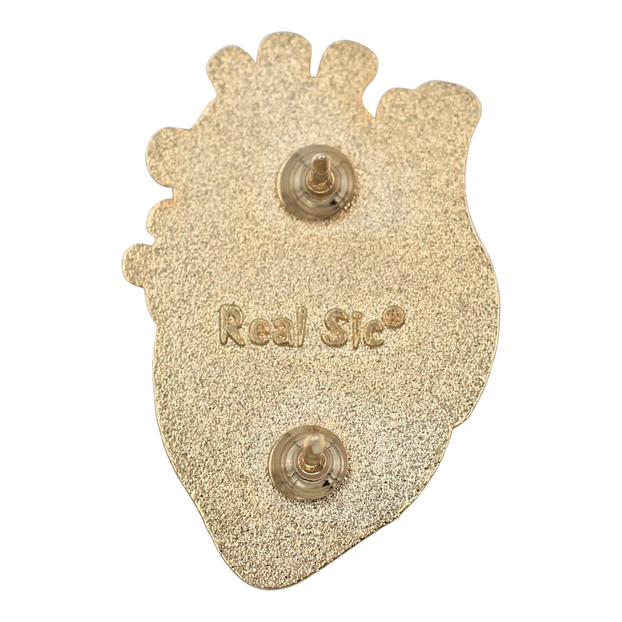 Real Sic - Wholesale Lapel Pin/Button - Anatomical Heart Realistic Scientific Heart Enamel Pin3