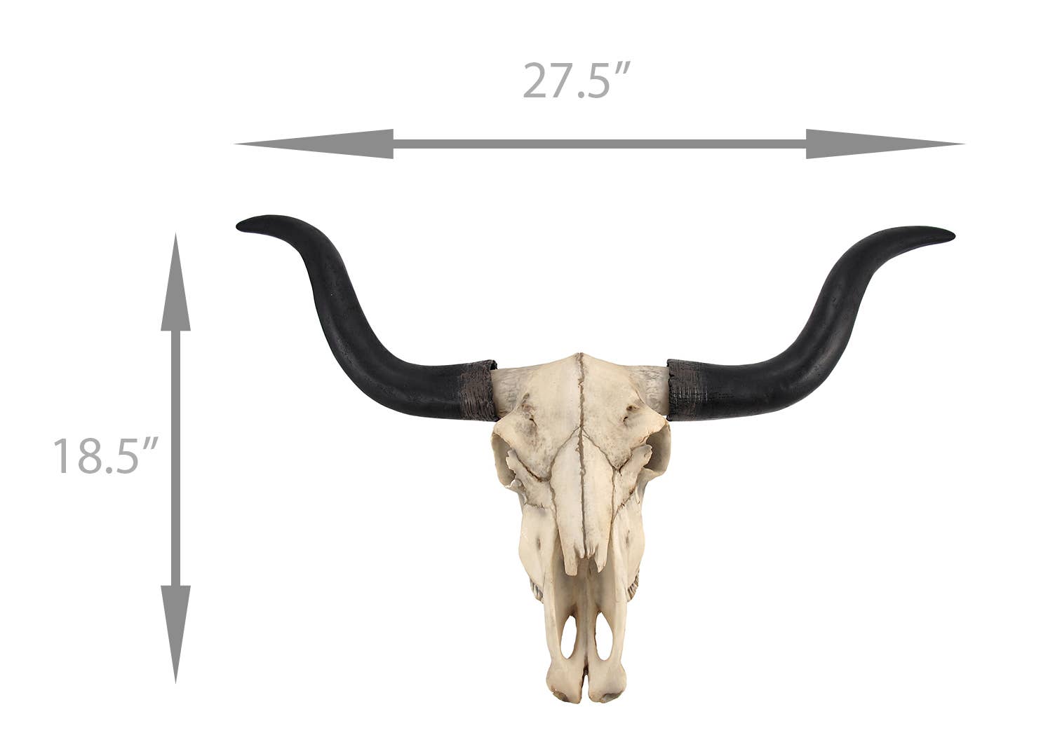 Zeckos - Wholesale Wall Accent - Long Horn Cow Skull Wall Hanging Longhorn Steer 27.5 inch7