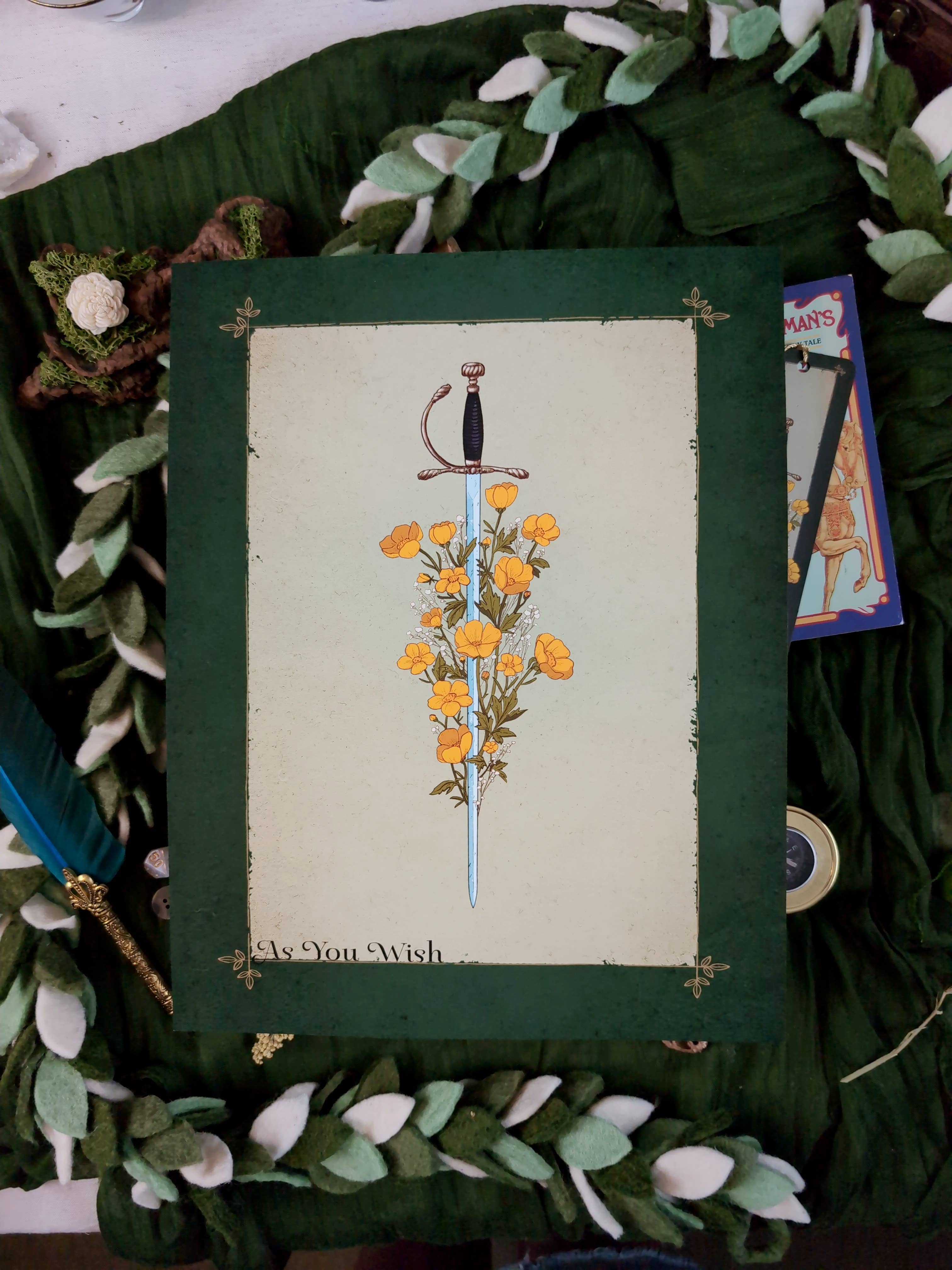 Kat the Goblin - Wholesale Art Print - Princess Bride Sword - Print3