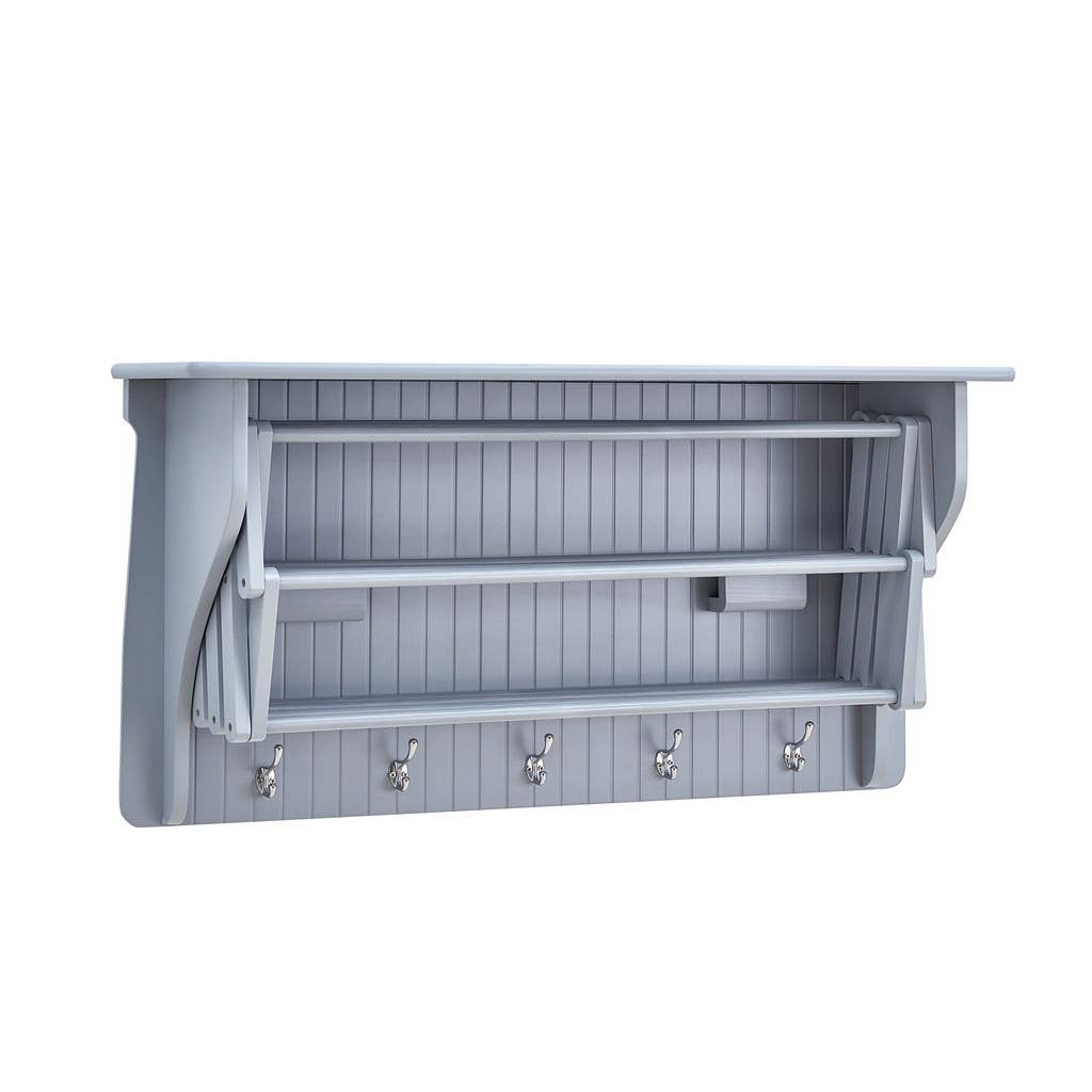 Danya B - Wholesale Wall Mounted Shelf - Wall Mounted Retractable Accordion Drying Rack3