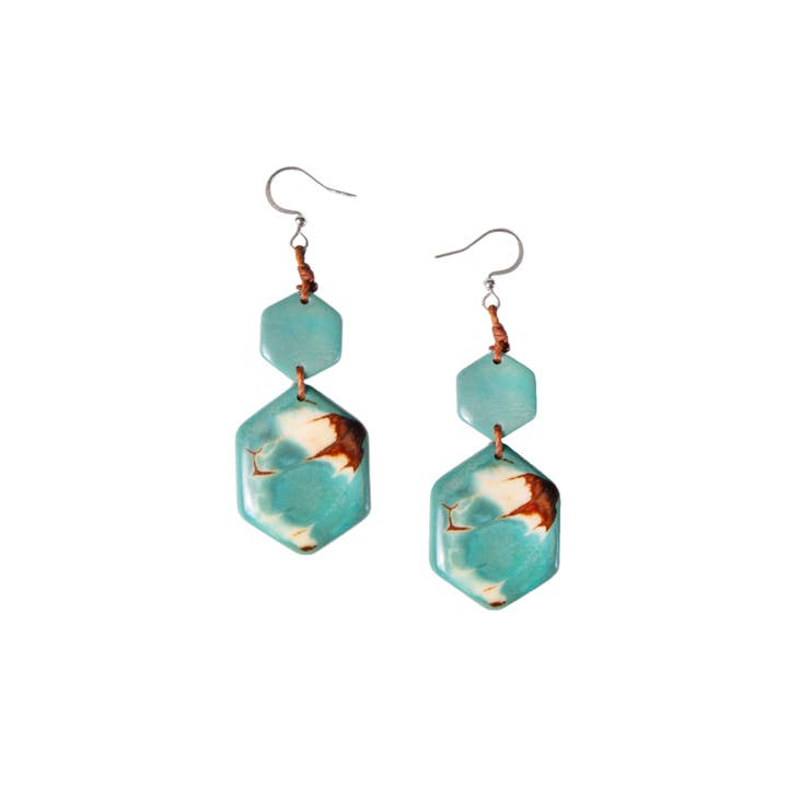 Delfi Earrings for wholesale by Organic Tagua Jewelry