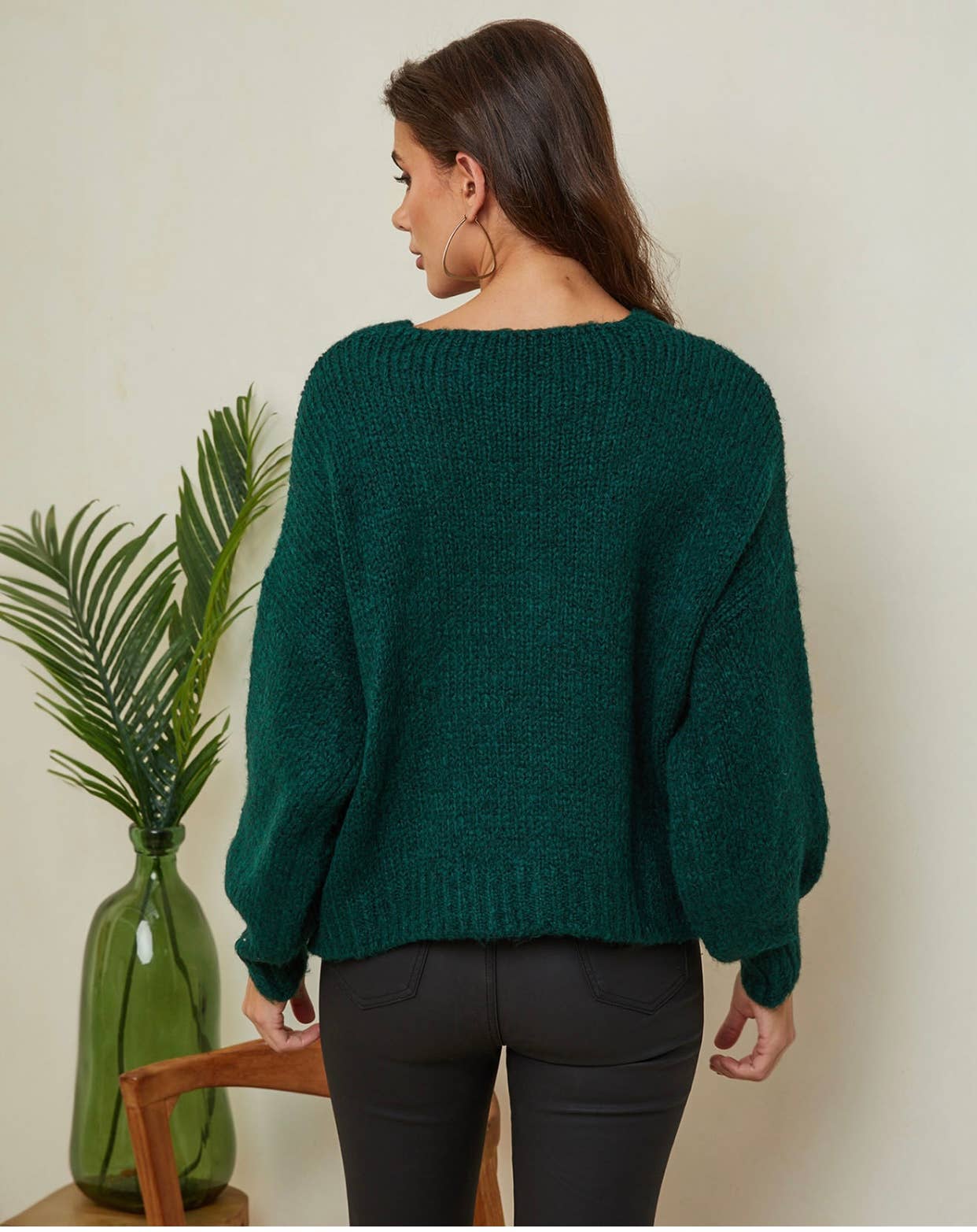 LÉA & LUC - Vente Cardigan – femme - Gilet cardigan col en V et motif fleur REF. 3077915