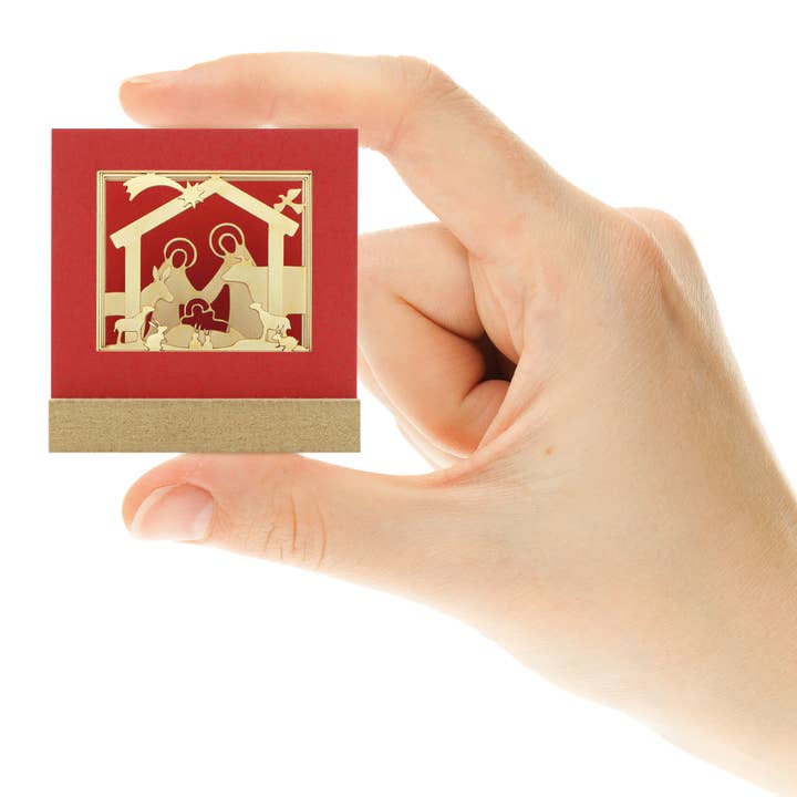 SILHOUBOX - Wholesale Christmas decoration - Crib Silhoubox M... Christmas crib, Mary, Joseph, Jesus — gift item1