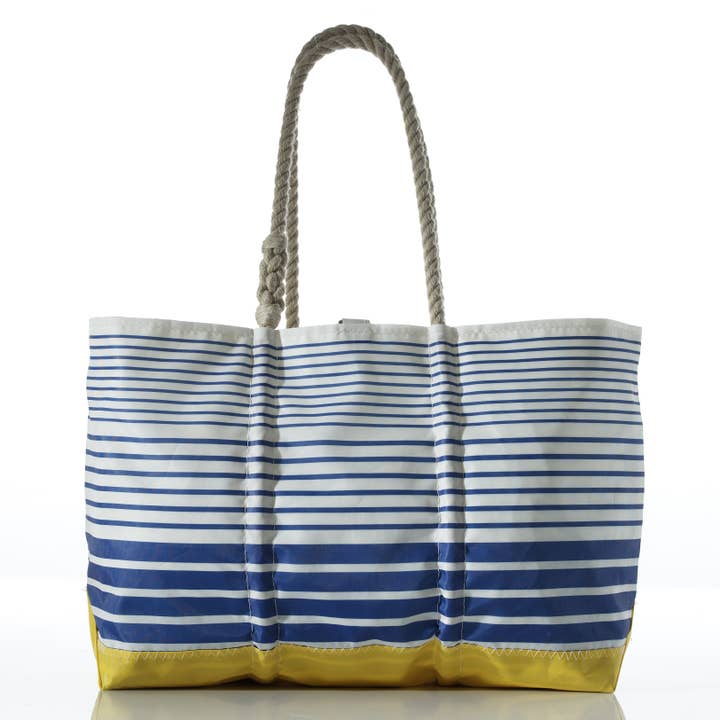 Blå Stripe Ogunquit Strand Shopping for engroshandel hos Sea Bags