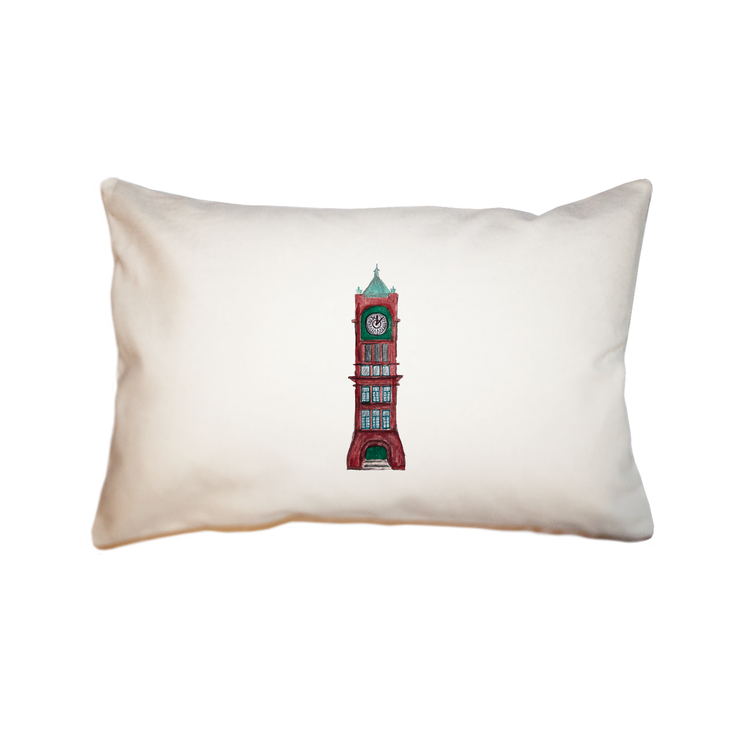 Tina Labadini Designs - Wholesale Throw/Decorative Pillow - ludlow clock tower large rectangle pillow0