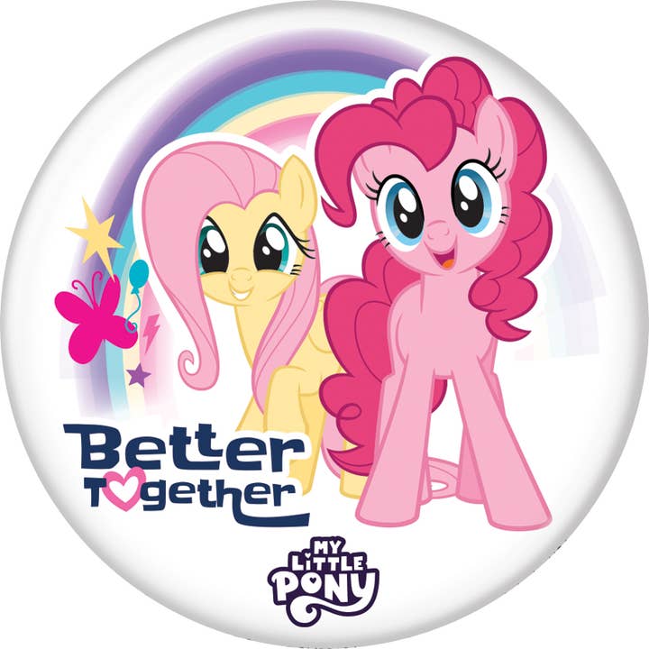 Ata-Boy - Wholesale Lapel Pin/Button - 3" Button My Little Pony Friendship is Magic Better Together