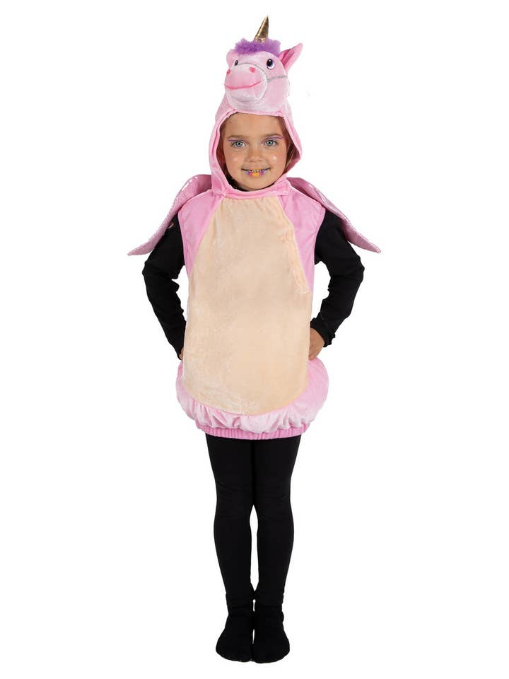 Costume Licorne - Enfant - Rose - 3/4 Ans pour la vente par P'tit Clown