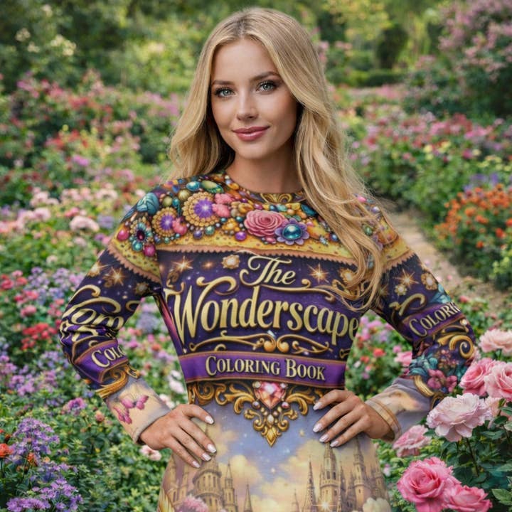 O Vestido do Livro de Colorir por atacado de Sharon Tatem Fashion LLC