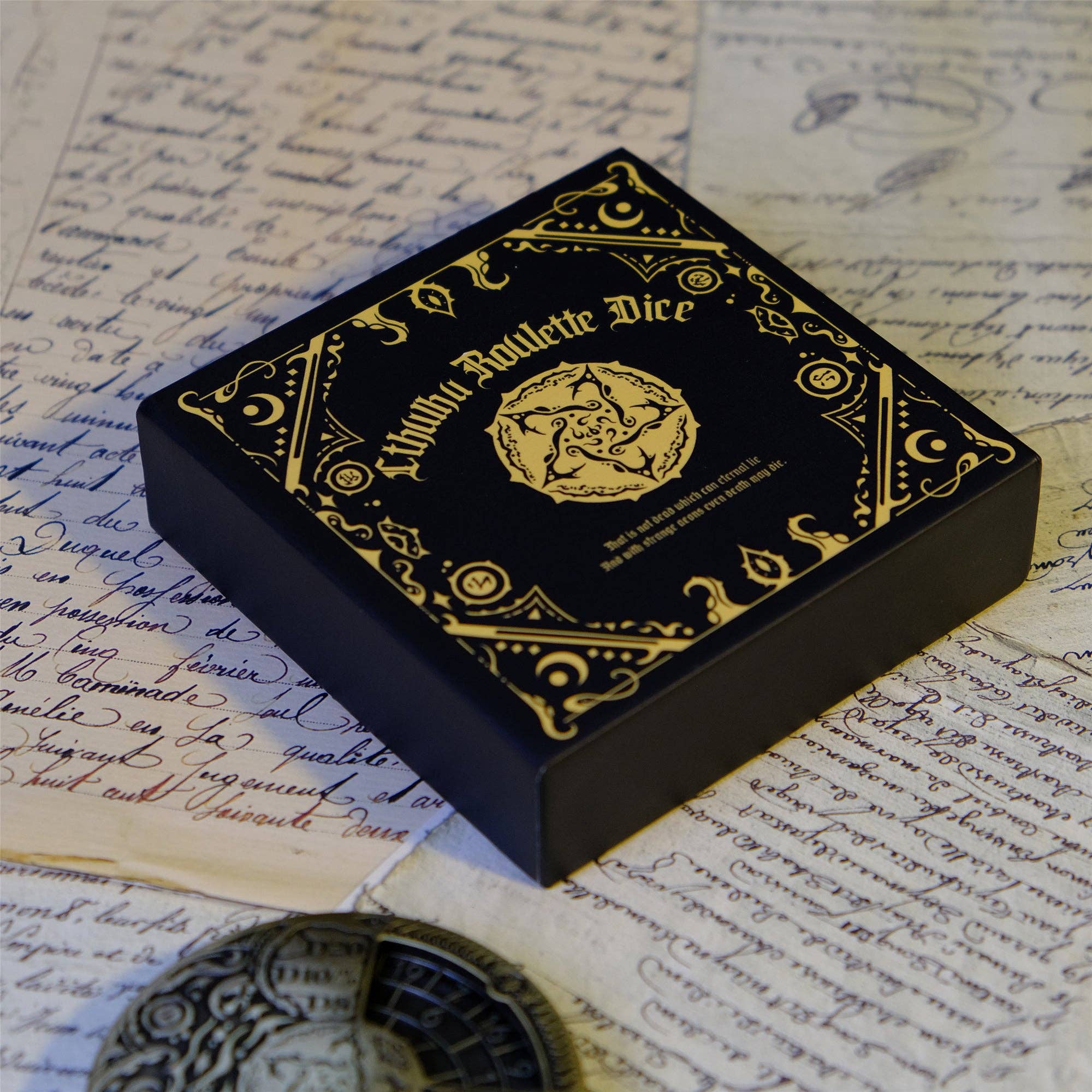 Vermilion Collection - Vendita all'ingrosso Dadi - La Ruota dei Sogni di R'lyeh 7-in-1 Dadi Roulette di Cthulhu8