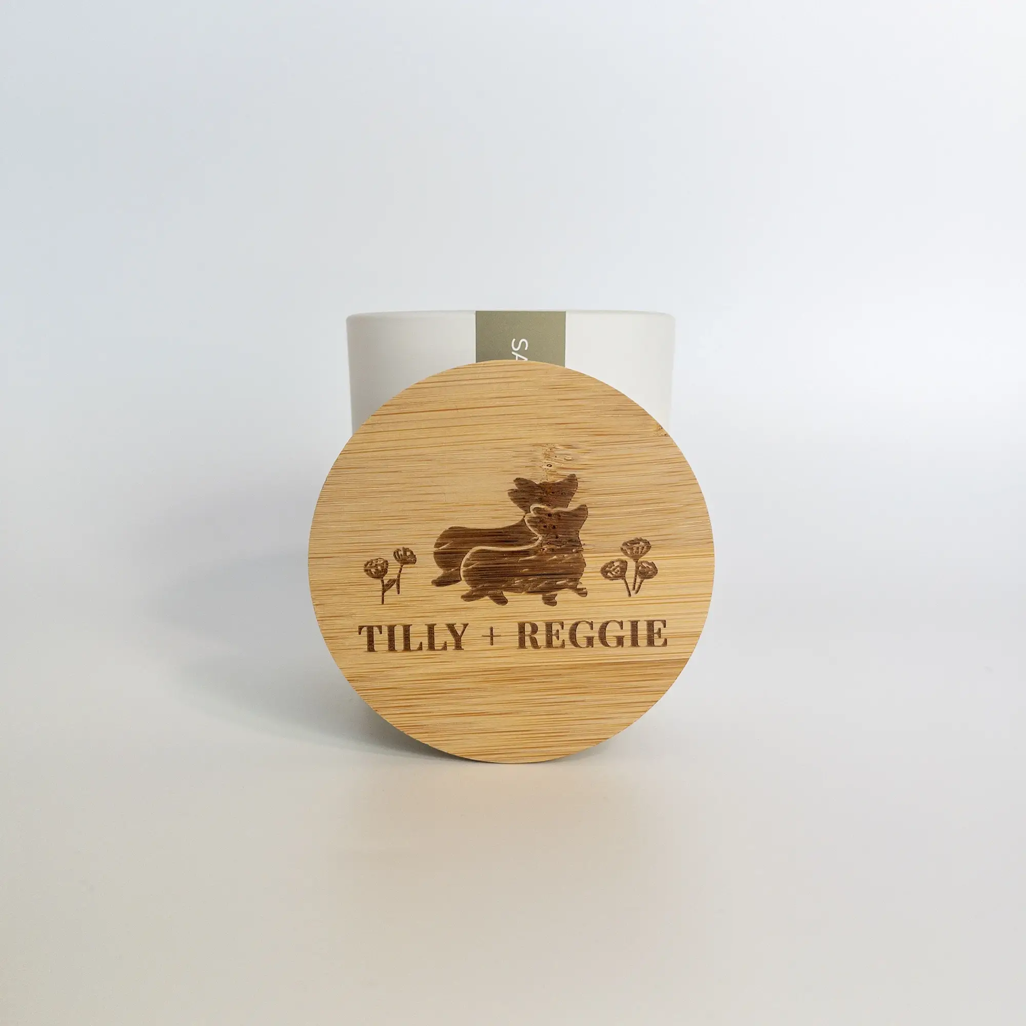 Tilly + Reggie - Wholesale Jar/Filled Candle - Soy Wax Candles | Classic Collection | Sandalwood1