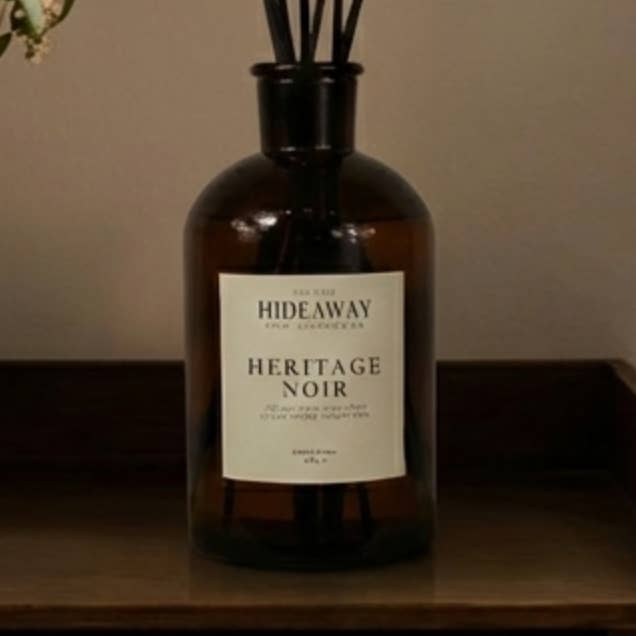 Heritage Noir Grand Reed Diffuser 1000ml for wholesale by Hideaway Home Fragrances