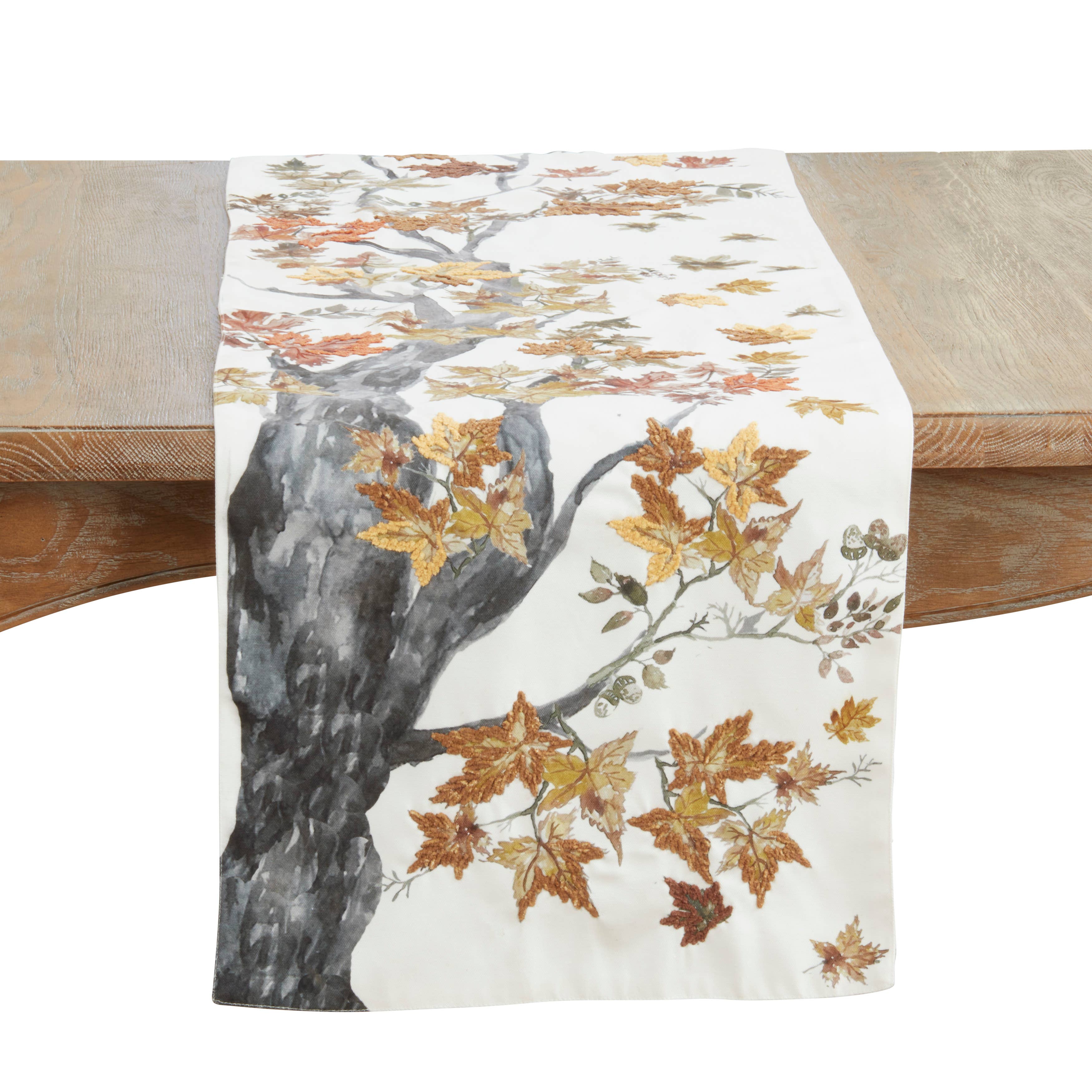 Multi Fall Tree Table Runner for wholesale on Faire0