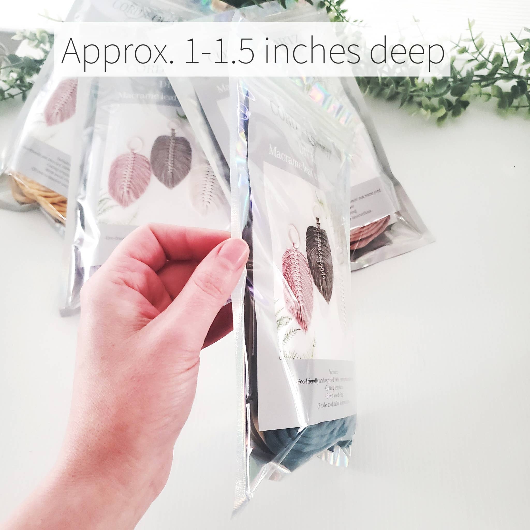 Cord + Quartz – Großhandel Bastelset – Makramee-Blatt-Set zum Selbermachen. Perfekt für den Weiterverkauf.8